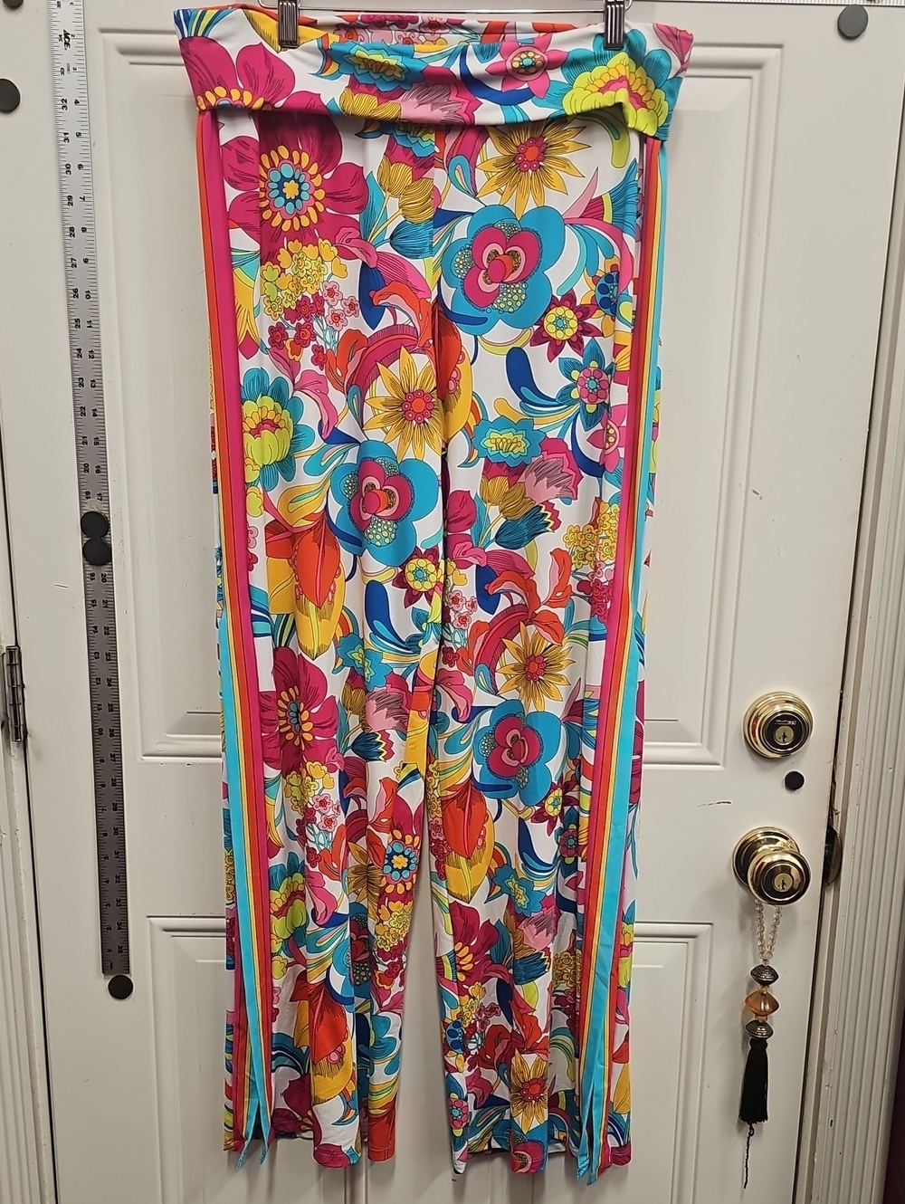 Trink Turk Summer Flowy Colorful Bal Harbor Pants